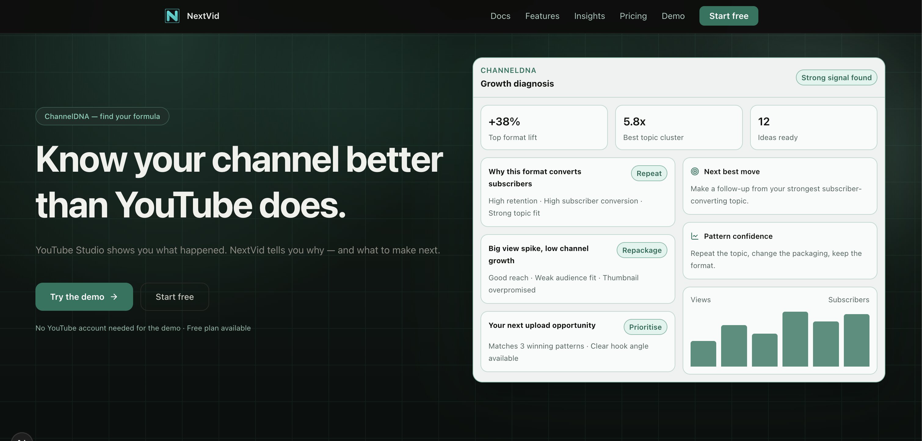 NextVid product screenshot